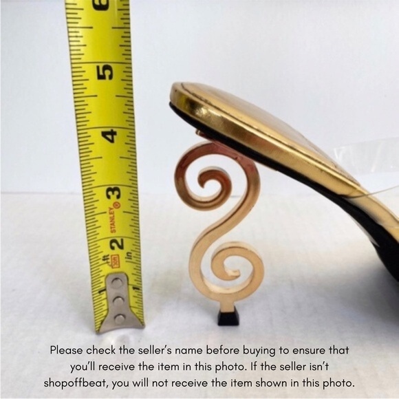 NEW Jeffrey Campbell Deity Sandal Clear Gold 11 - Picture 11 of 16